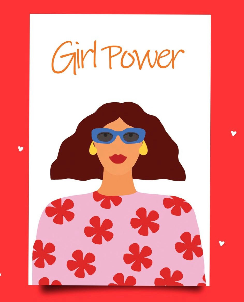 Girl power card
