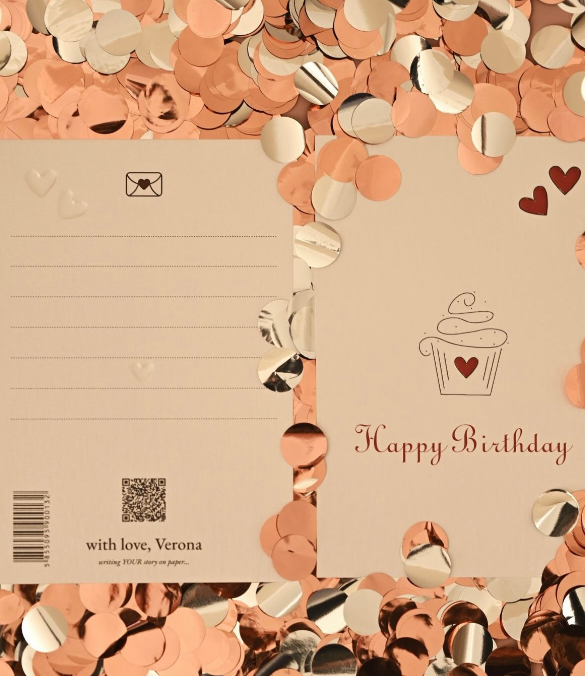 Cupcake birthday card
