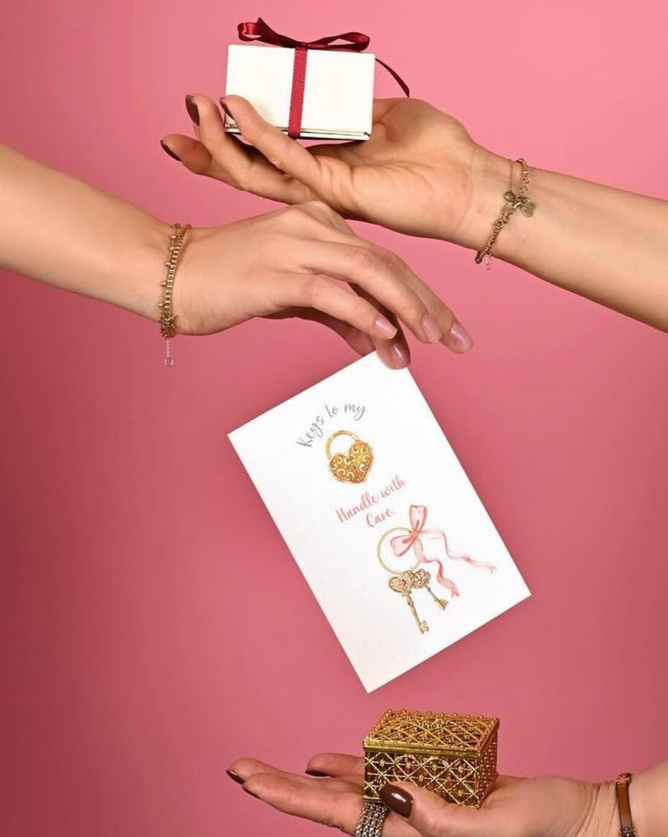 Keys to my heart card